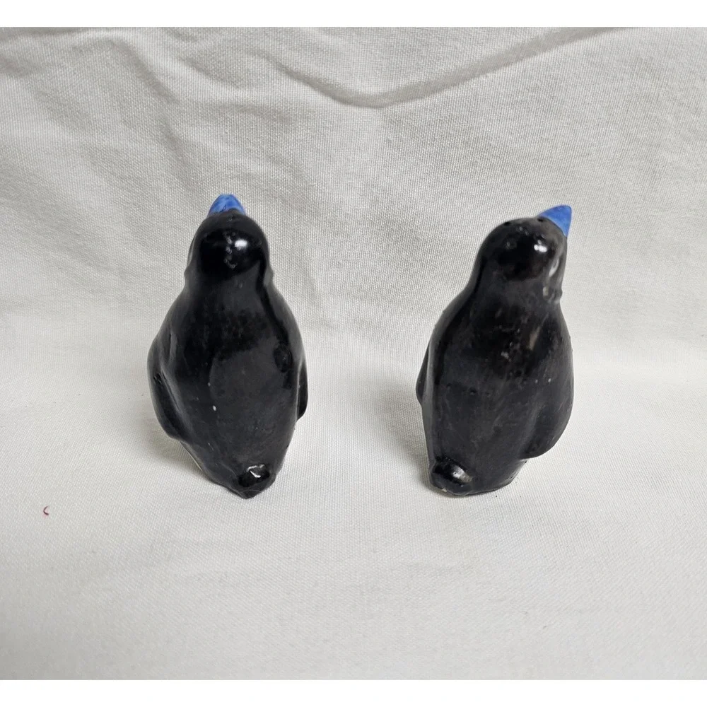 Vintage Penguin Salt And Pepper Shakers Japan